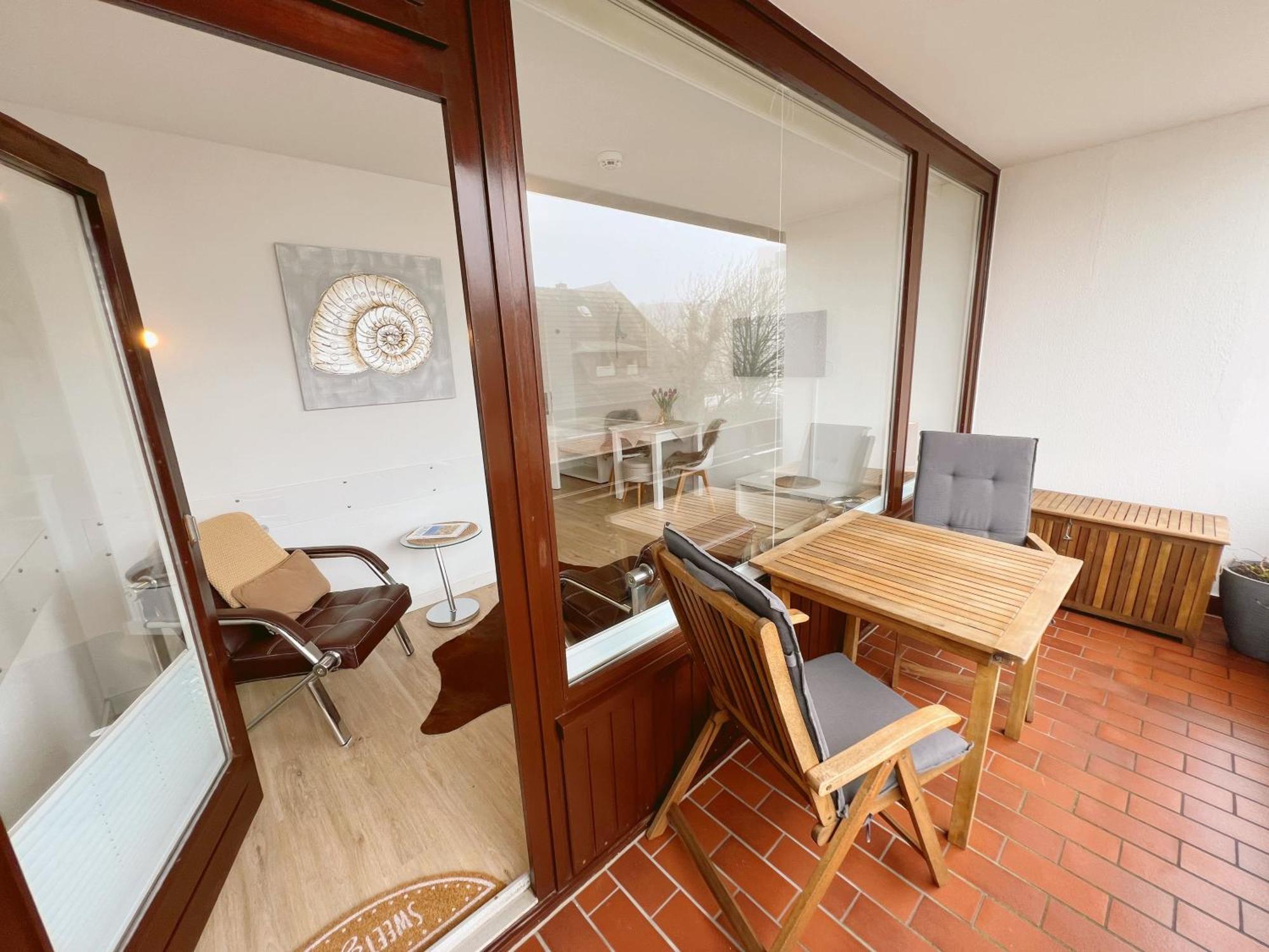 Strandnah Balkon Strandlaeufer 1 & 2 Apartment Westerland